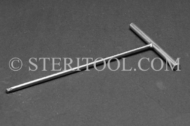 #72705 - 3.5mm Stainless Steel Welded T Ball Hex. welded T, T, ball hex, allen, stainless steel