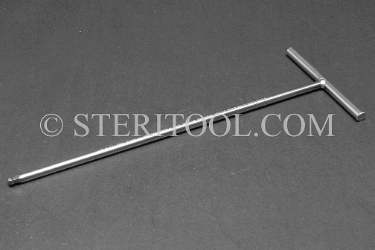 #72706_SP8 - 4.0mm Stainless Steel Welded T Ball Hex, 8"(200mm) Shaft. T, ball hex, allen, welded, stainless steel
