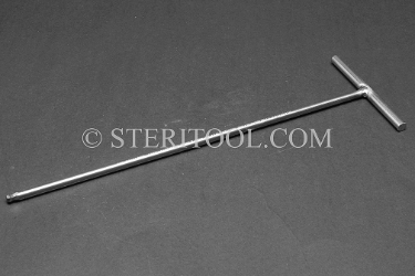 #72706_SP9 - 4.0mm Stainless Steel Welded T Ball Hex, 9"(225mm) Shaft. T, ball hex, allen, welded, stainless steel