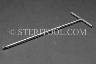 #72708_SP8.5 - 5.0mm Stainless Steel Welded T Ball Hex, 8.5"(212mm) Shaft. T, ball hex, allen, welded, stainless steel