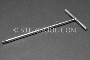 #72712_SP8.5 - 7.0mm Stainless Steel Welded T Ball Hex, 8.5"(212mm) Shaft. T, ball hex, allen, welded, stainless steel