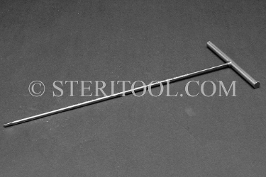 #72734_SP8 - 3/32" Stainless Steel Welded T Hex, 8"(200mm) Shaft. T, hex, allen, welded, stainless steel