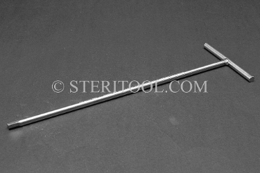 #72739_SP9 - 3/16" Stainless Steel Welded T Hex, 9"(225mm) Shaft. T, hex, allen, welded, stainless steel