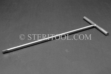 #72741_SP10 - 1/4" Stainless Steel Welded T Hex, 10"(250mm) OAL. T, hex, allen, welded, stainless steel