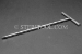 #72741_SP10 - 1/4" Stainless Steel Welded 'T' Hex, 10"(250mm) OAL. - 72741_SP10