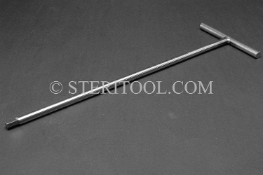 #72741_SP12 - 1/4" Stainless Steel Welded T Hex, 12"(300mm) OAL. T, hex, allen, welded, stainless steel