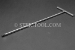 #72741_SP12 - 1/4" Stainless Steel Welded 'T' Hex, 12"(300mm) OAL. - 72741_SP12
