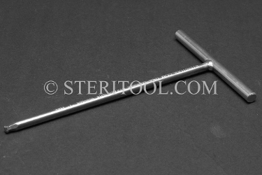 #72767 - 9/64" Stainless Steel Welded T Ball Hex. welded T, T, ball hex, allen, stainless steel