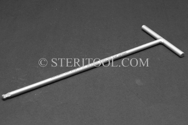 #72769_SP8 - 3/16" Stainless Steel Welded T Ball Hex, 8"(200mm) Shaft. T, ball hex, allen, welded, stainless steel