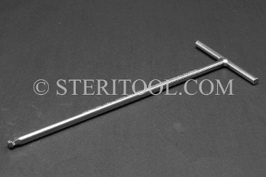 #72770_SP8 - 7/32" Stainless Steel Welded T Ball Hex, 8"(200mm) Shaft. T, ball hex, allen, welded, stainless steel