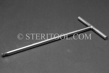 #72771_SP8.5 - 1/4" Stainless Steel Welded T Ball Hex, 8.5"(212mm) Shaft. T, ball hex, allen, welded, stainless steel