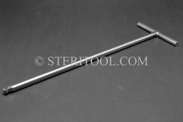 #72773_SP12 - 5/16" Stainless Steel Welded T Ball Hex, 12" OAL T, ball hex, allen, welded, stainless steel