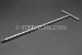 #72773_SP12 - 5/16" Stainless Steel Welded 'T' Ball Hex, 12" OAL - 72773_SP12
