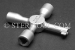 #73100 - 4-WAY Stainless Steel EU Electric Panel Key. - 73100