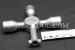 #73100 - 4-WAY Stainless Steel EU Electric Panel Key. - 73100
