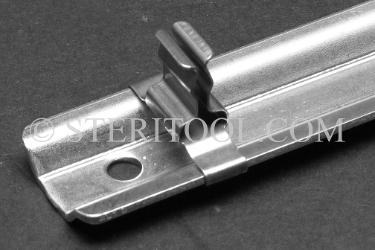 #73996 - Stainless Steel Clip for .187" Dia Bar. Use with #74000. clips, tool rail, toolrail, stainless steel, round