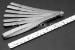 #99003 - 23 pc Stainless Steel Feeler Gauge Inch Set. 6"(150mm) in Fold Out SS Frame. - 99003