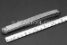 #99005 - 15 pc Stainless Steel Feeler Gauge Metric Set. 6"(150mm) in Fold out SS Frame. - 99005