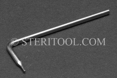 #99853 - 0.9mm Stainless Steel L Hex Key. L, hex, allen, stainless steel