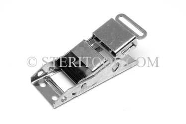 #10407 - 1" Stainless Steel Overcenter Buckle. ratchet tie-down, strapping, rigging, stainless steel