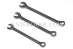 #20190 - SET: 7 pc Stainless Steel Combination Wrench Inch Set: 1/4" ~ 5/8". - 20190