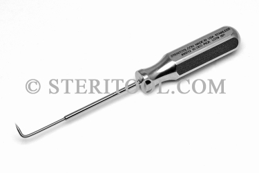 90 Degree Pick with Stainless Steel Handle pick, ice pick, dental, probe, pointer, 
