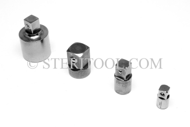 #10495 - 3/8dr Female to 1/4dr Male Stainless Steel Adaptor. 3/8 dr, 3/8dr, 3/8-dr, 1/4 dr, 1/4dr, 1/4-dr, adaptor
